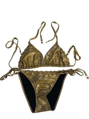 Betsey Johnson Golden Love Bikini